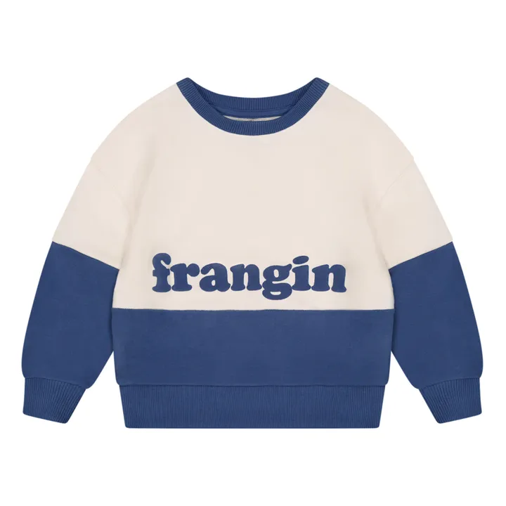 Frangin Frangine Sweat Coton Bio Edith | Bleu