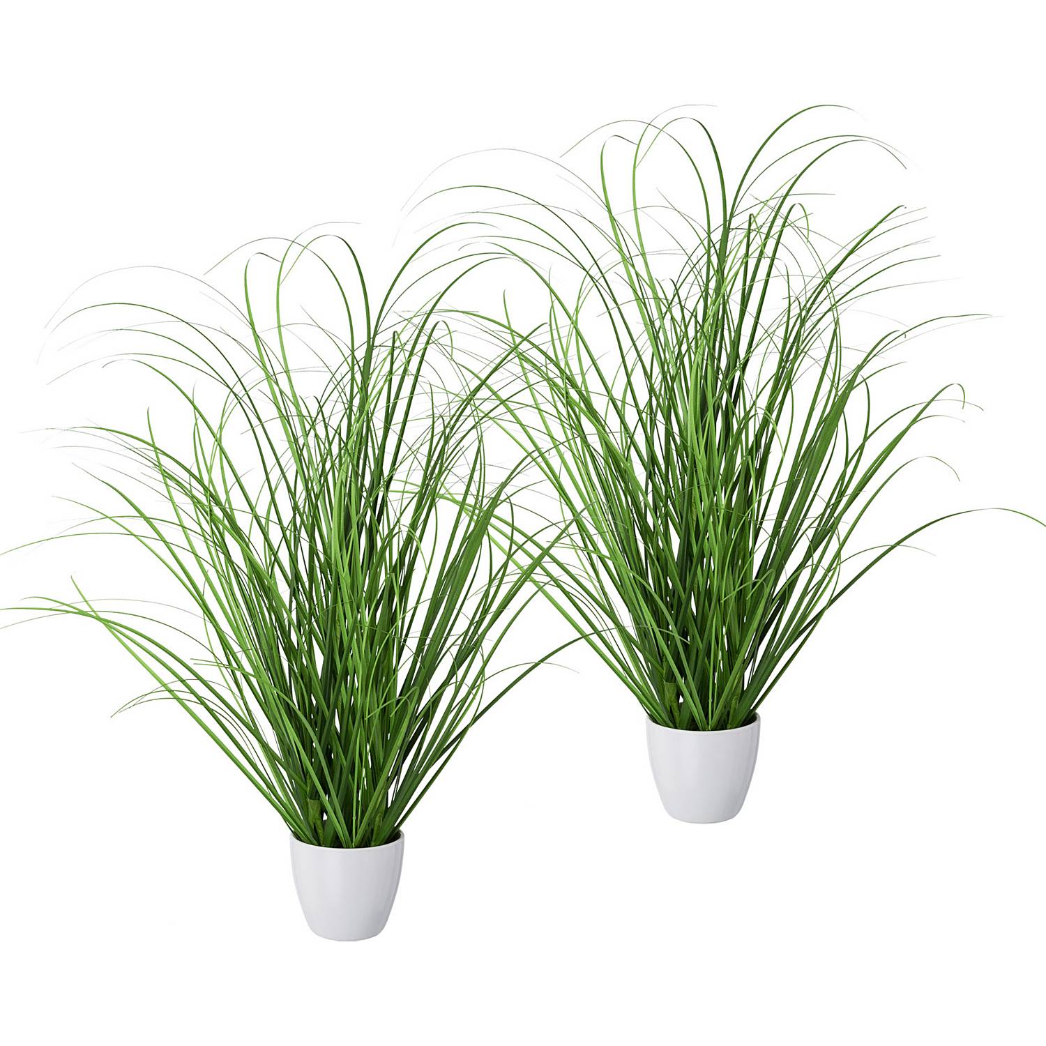 Kunstpflanze Grasbusch im 2er-Pack