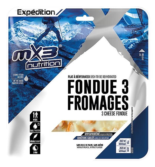 MX3 NUTRITION - FONDUE AU 3 FROMAGES