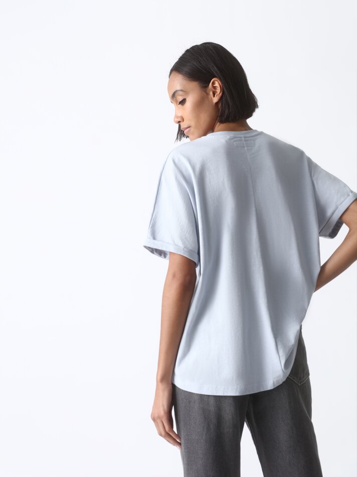 Camiseta básica estampada - Marino Vigoré