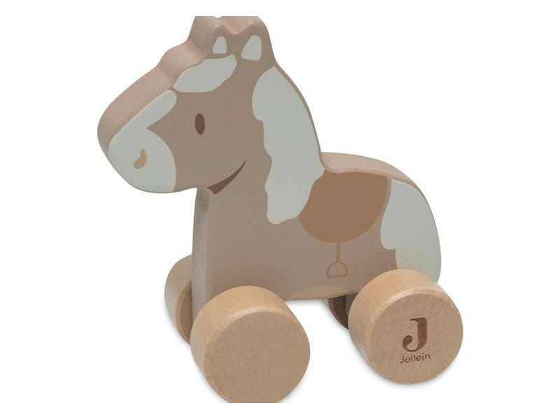 Jollein Pferd auf Rädern Holz-Spielzeug
