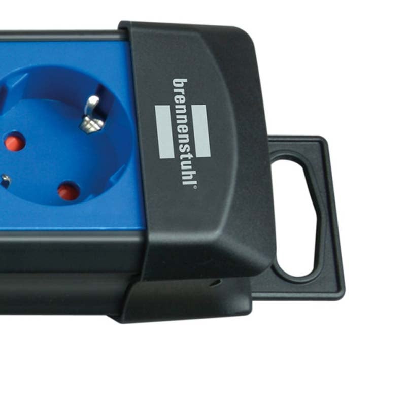 Brennenstuhl Premium-Line 1951360100 stekkerdoos 6-voudig bevestigbaar 3m zw/bl
