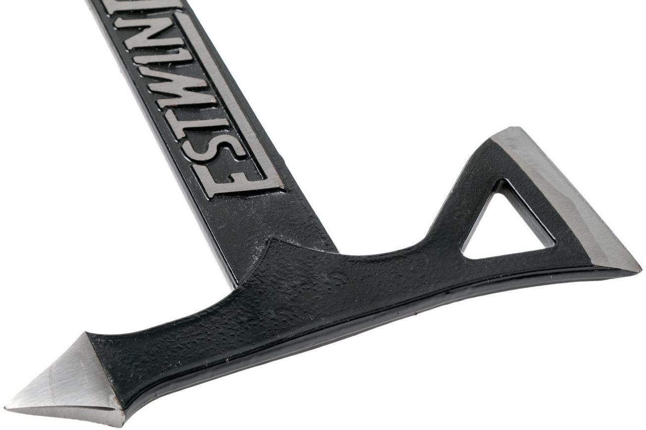 Estwing Black Eagle Leather Tomahawk bijl ETA zwart met nylon foedraal