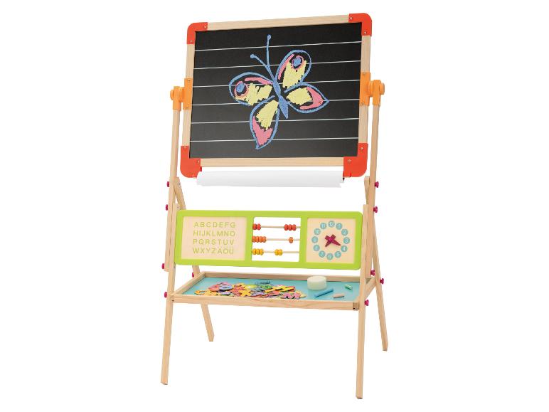 Dubbelzijdig houten schoolbord