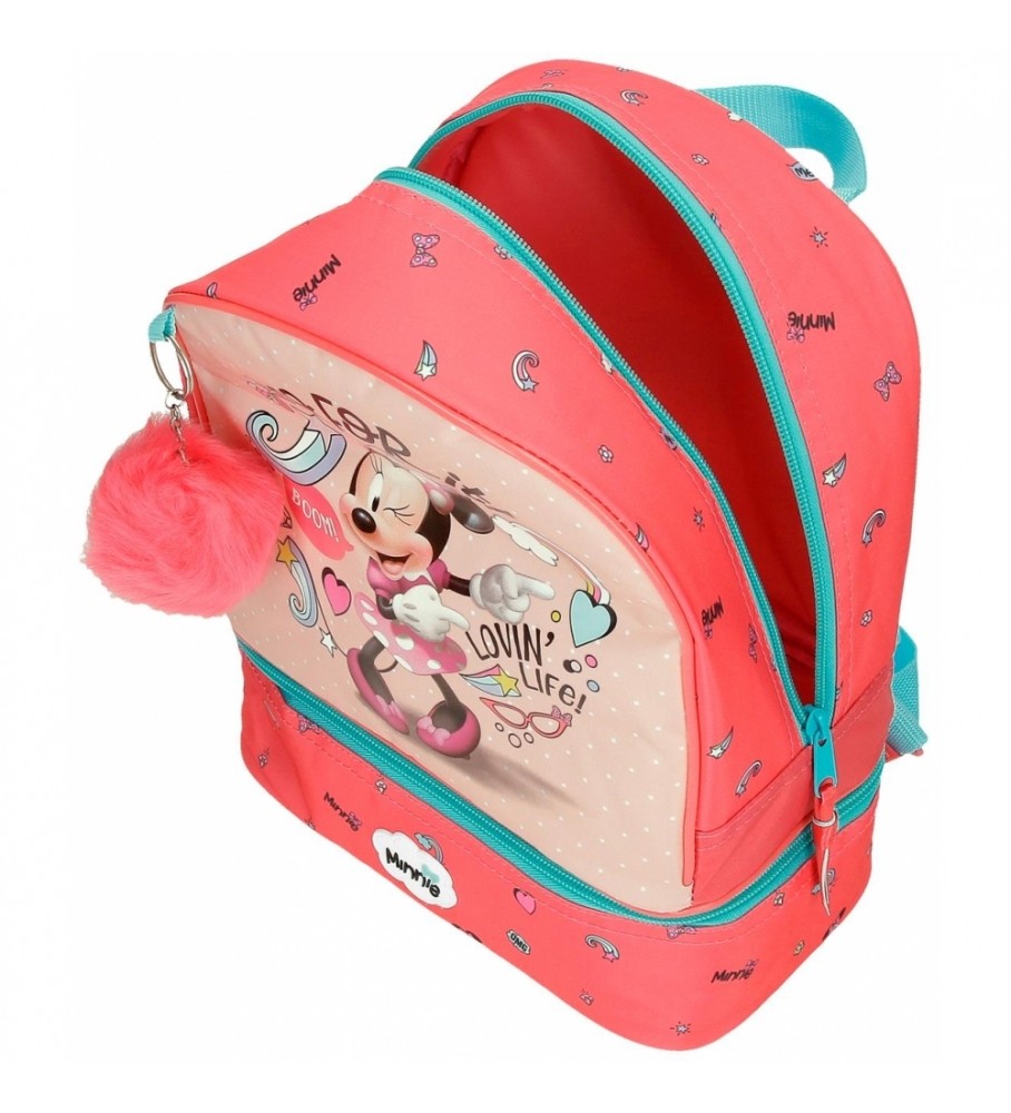 Mochila Joumma Bags Minnie Lovin Life 28cm rosa
