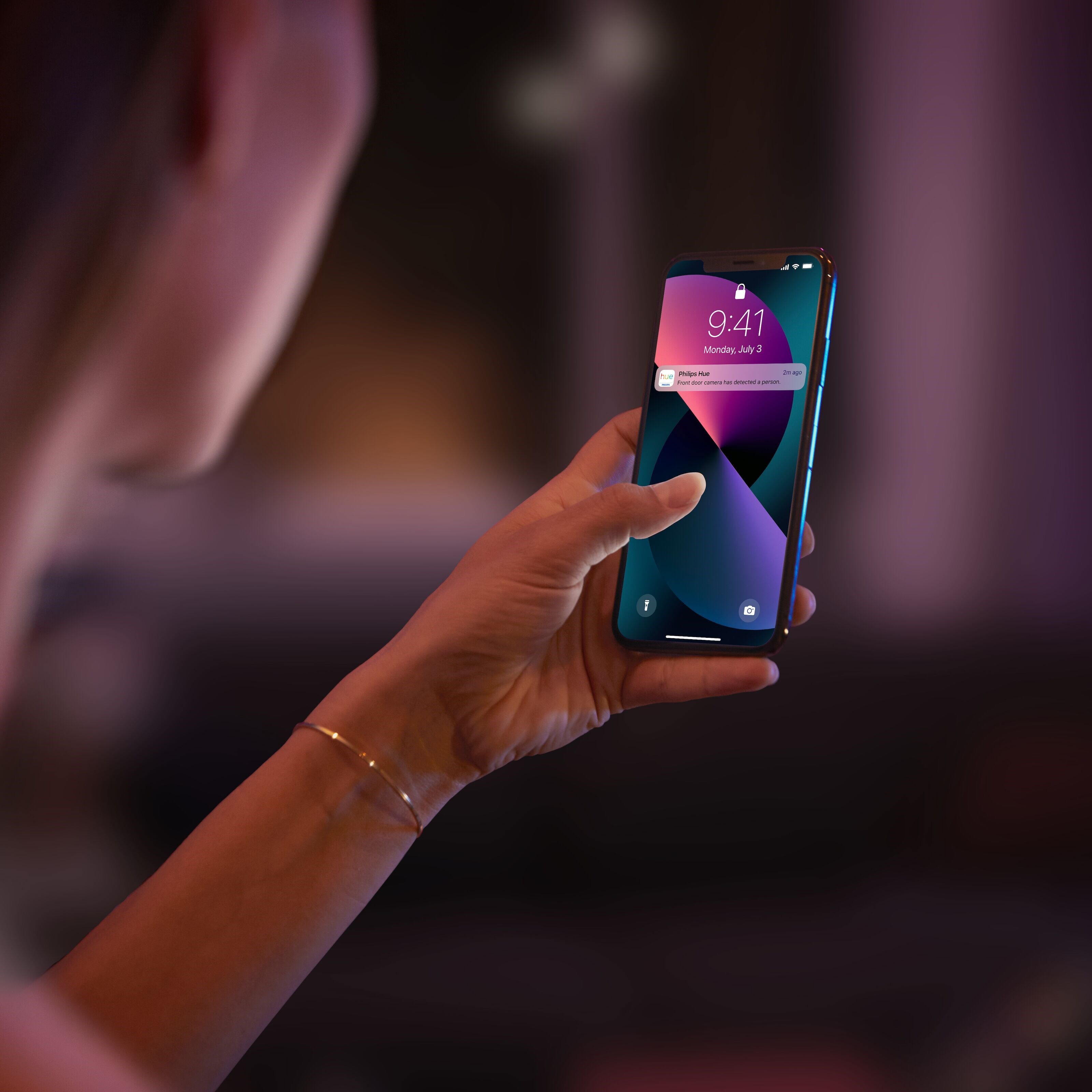 Philips Hue Secure Battery Cam Svart
