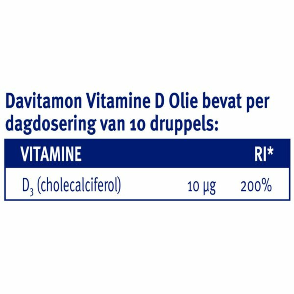 Davitamon Vitamine D Olie25 ml