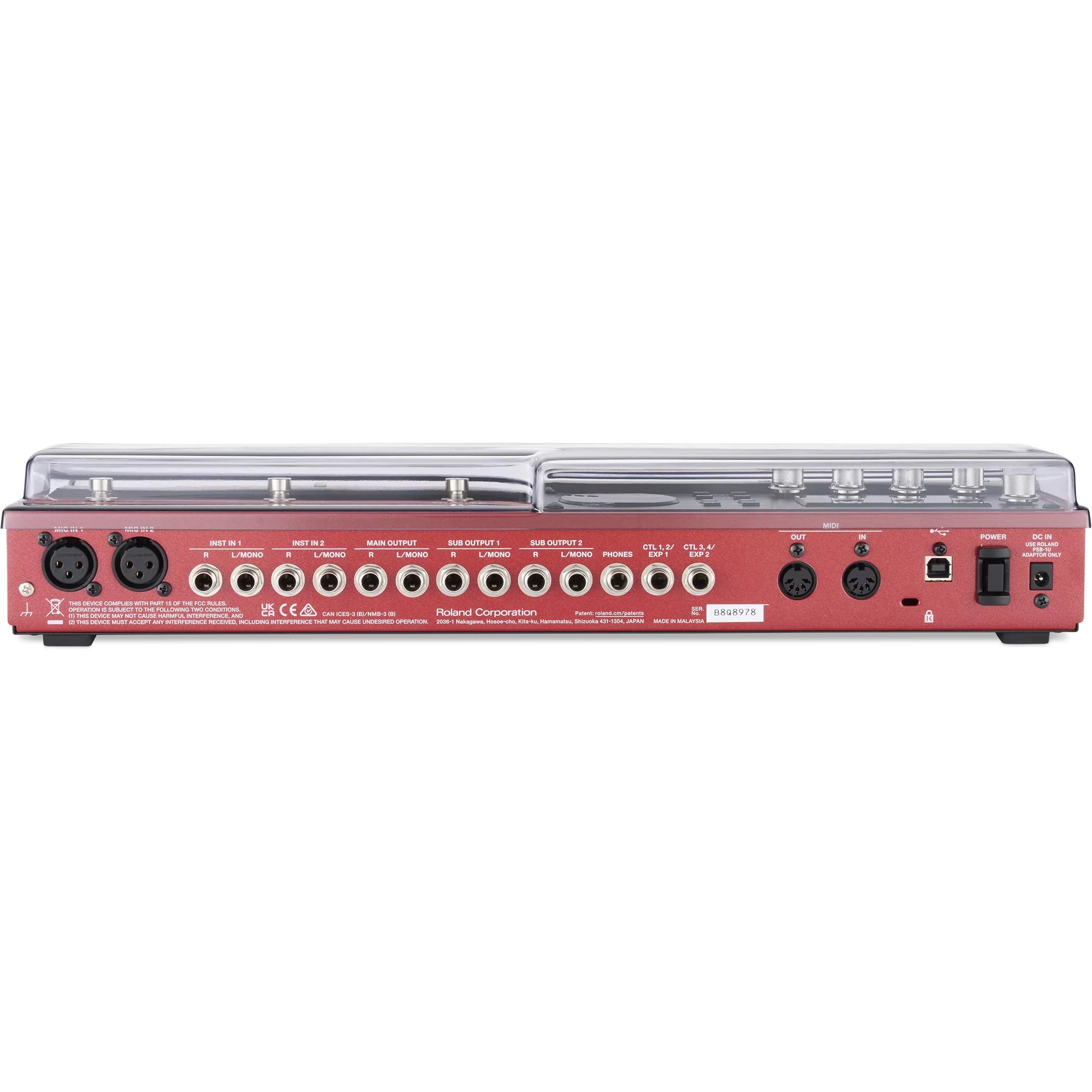 Decksaver Boss RC-600 stofkap