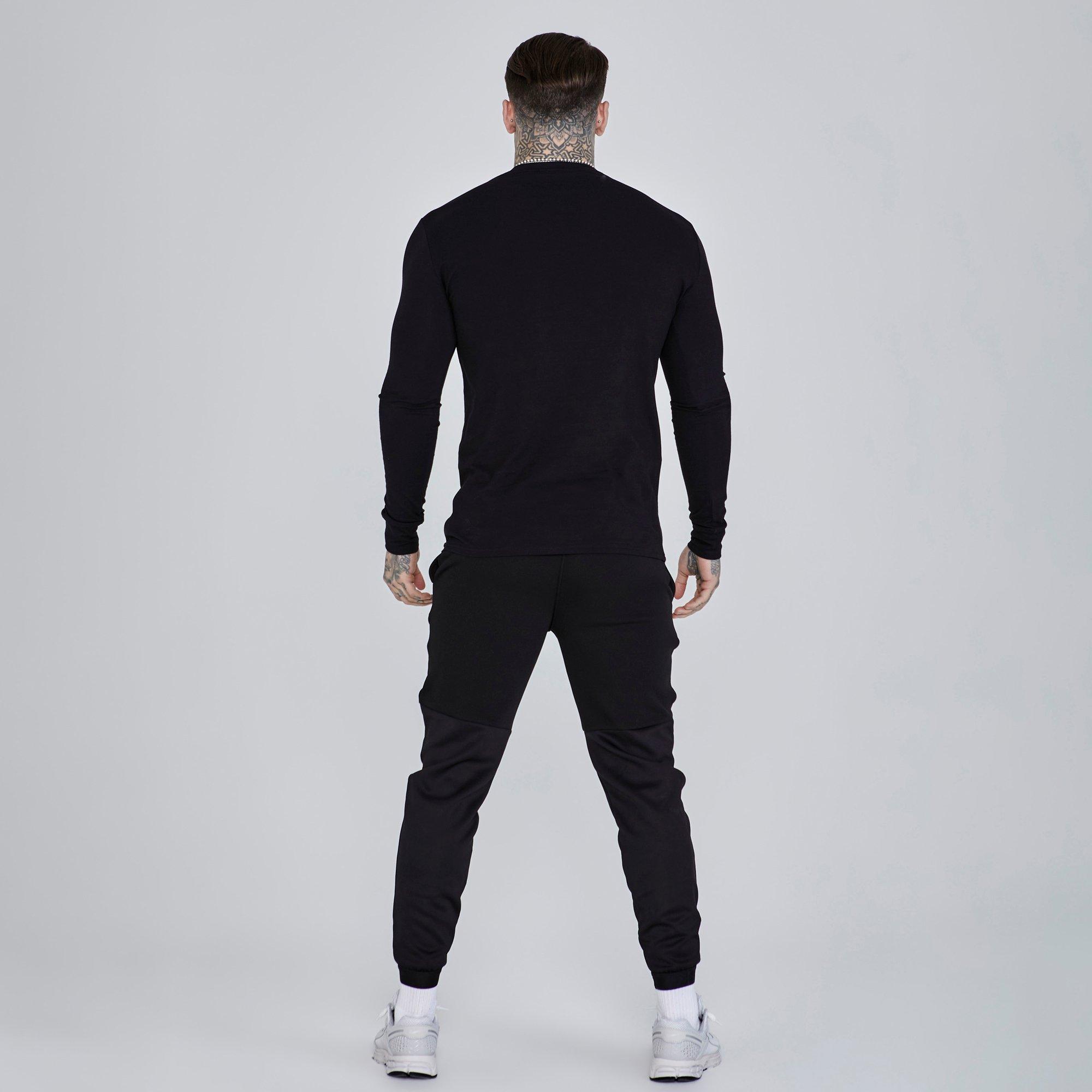 SikSilk Essential Long Sleeve Top Mens