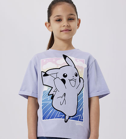 Name It Bluse - NkfOxdi - Pokemon - Icelandic Blue