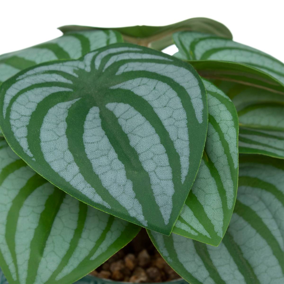 Plante artificielle dans pot en céramique d. 13 x h. 24 cm