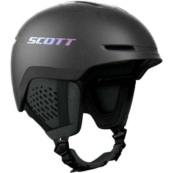 Casque de ski SCOTT HELMET TRACK PLUS GRANITE BLACK/HOLO GREY
