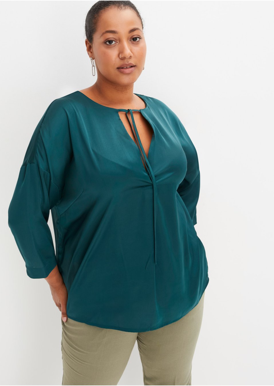 Blouse en satin