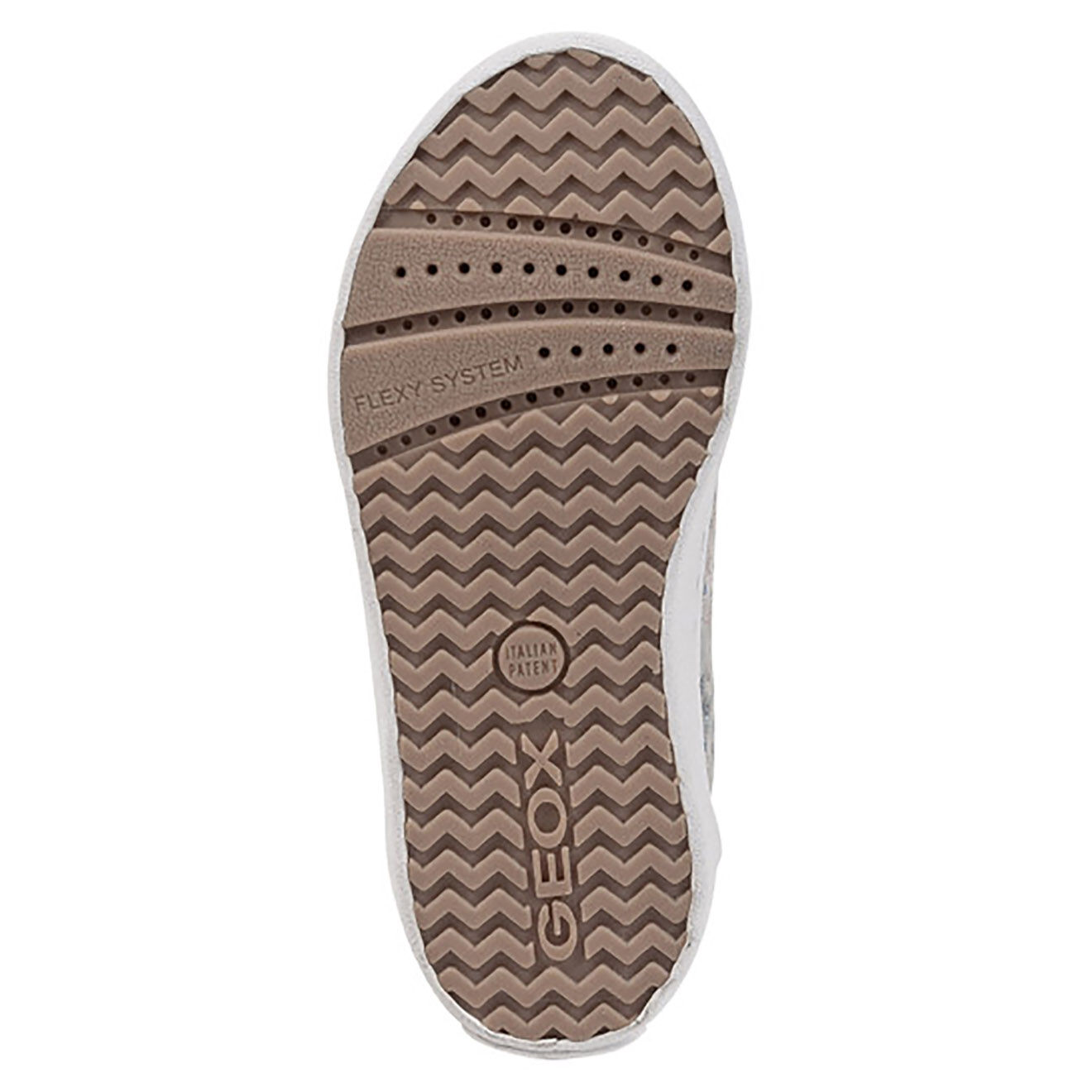 Geox Baskets en Cuir Kilwi rose pâle