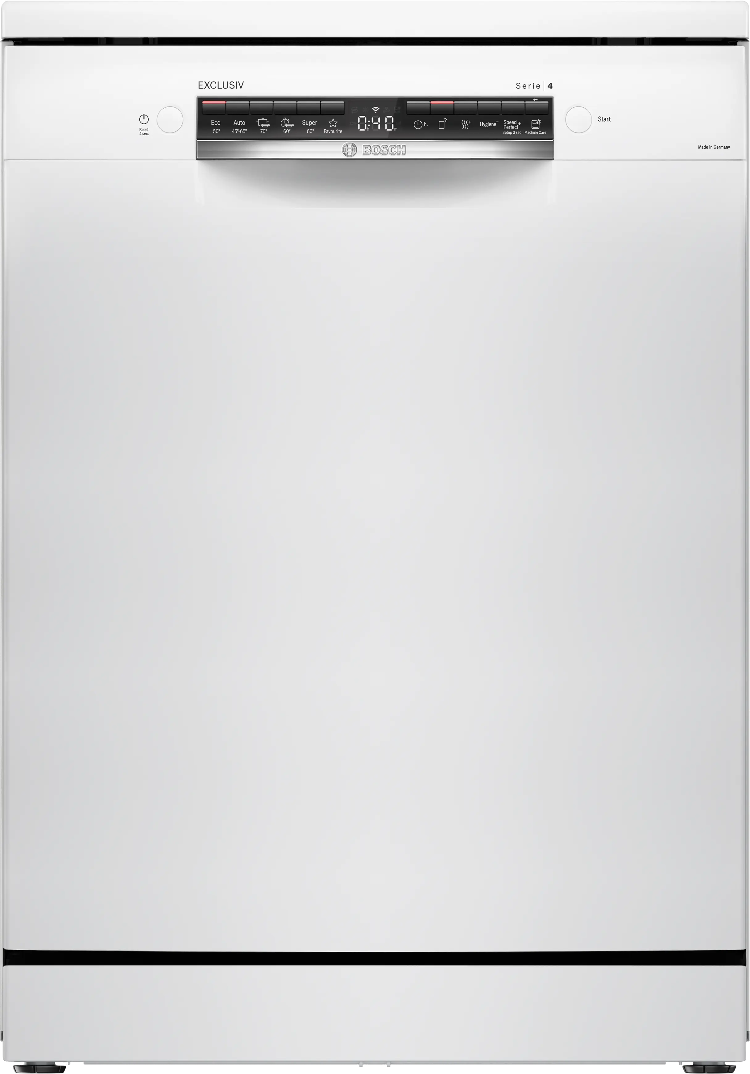 Serie 4 Vrijstaande vaatwasser 60 cm Wit