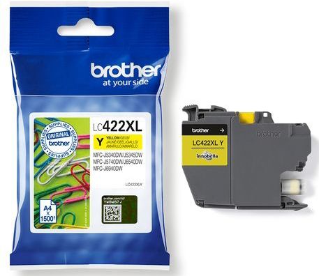 Original Ink Cartridge Brother LC-422XLY Yellow