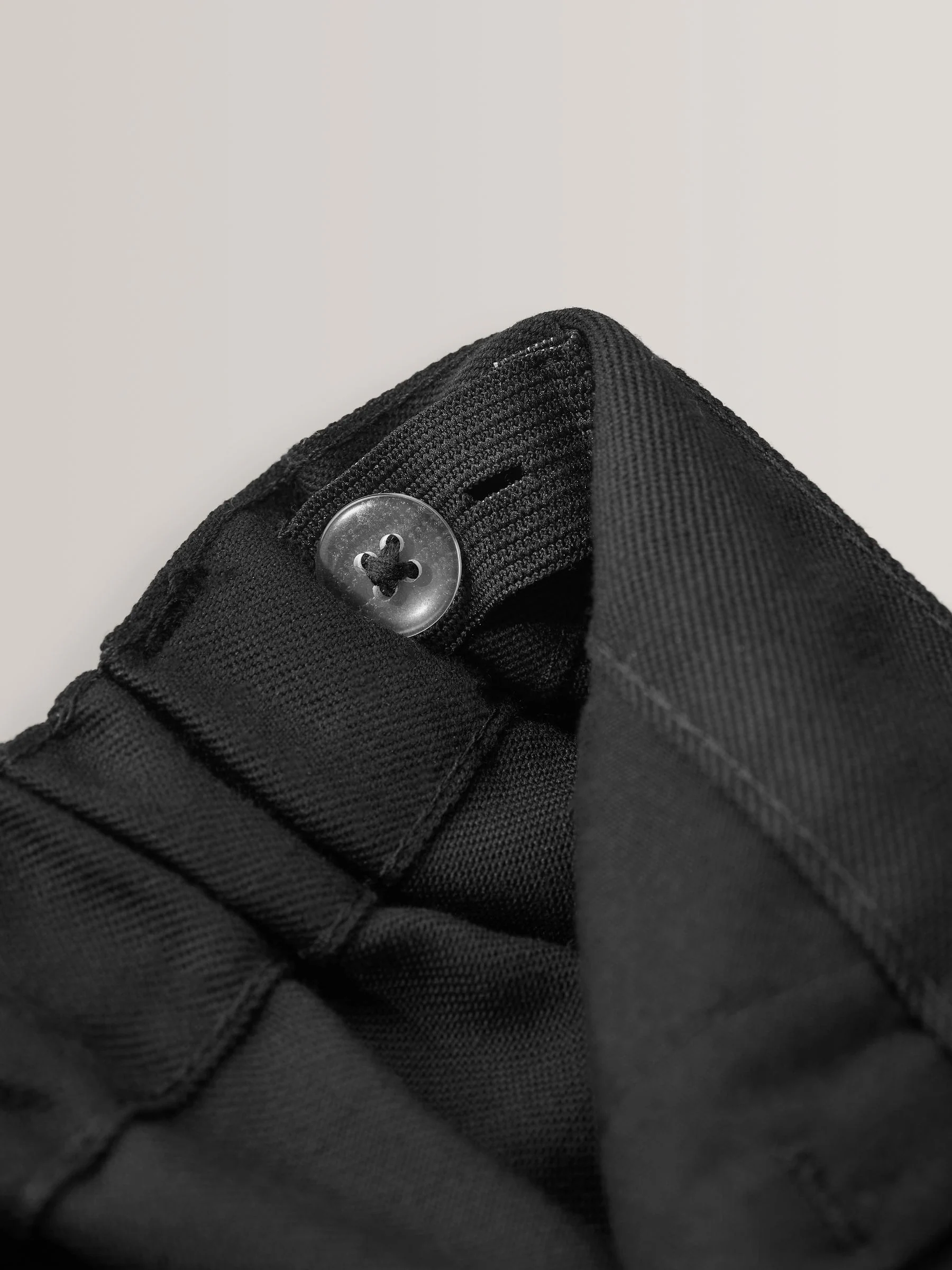Zwart - Schoolbroek met geplooide voorkant (3-17 jr)