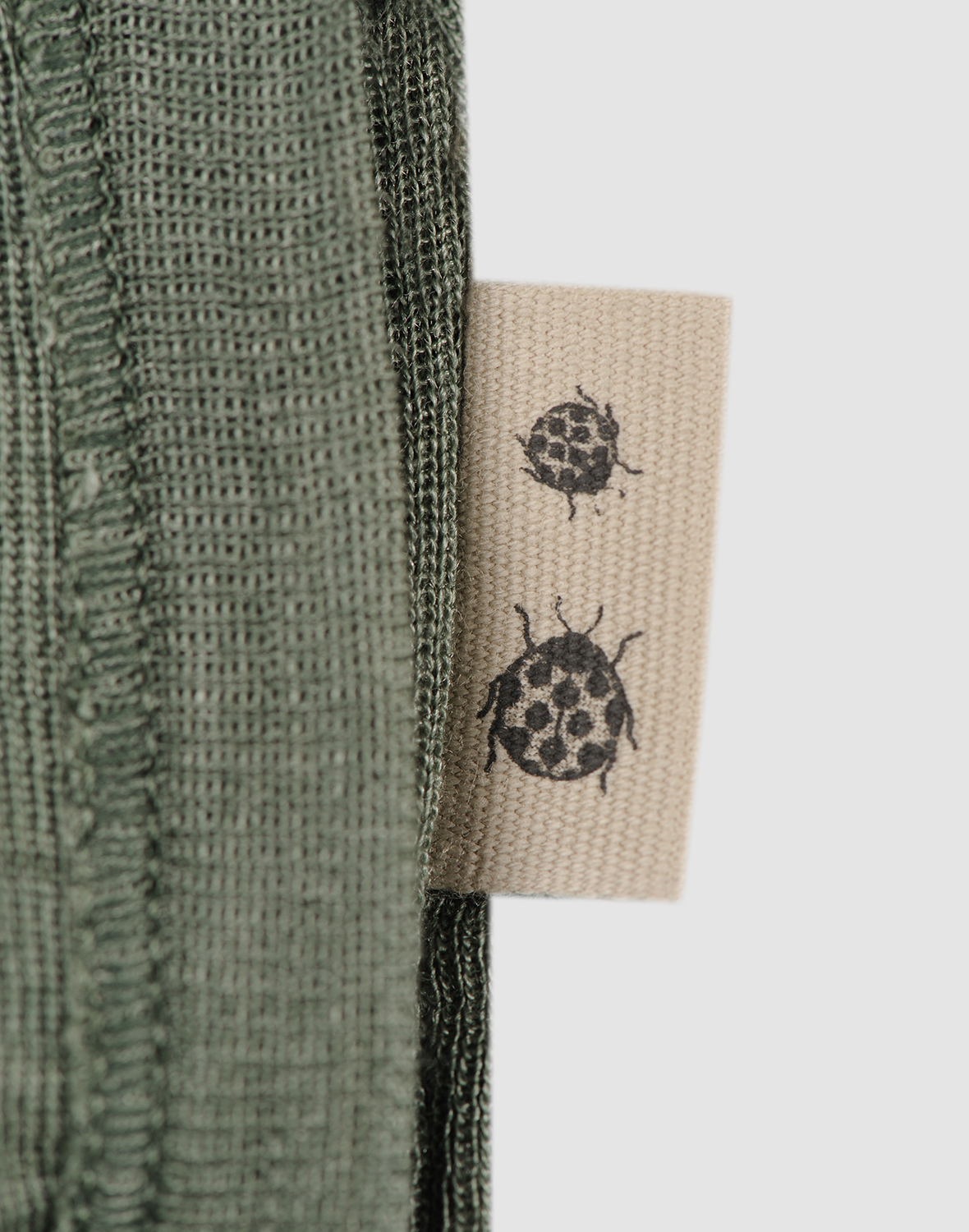Overslagromper van merinowol/zijde voor baby's