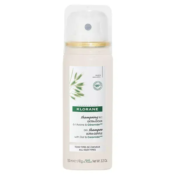 Shampoo a seco Klorane Aveia e Ceramida 50ml