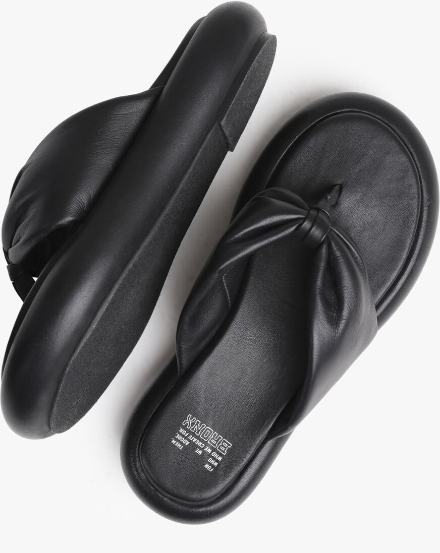 BRONX zwarte bronx slippers jac-ey 85022