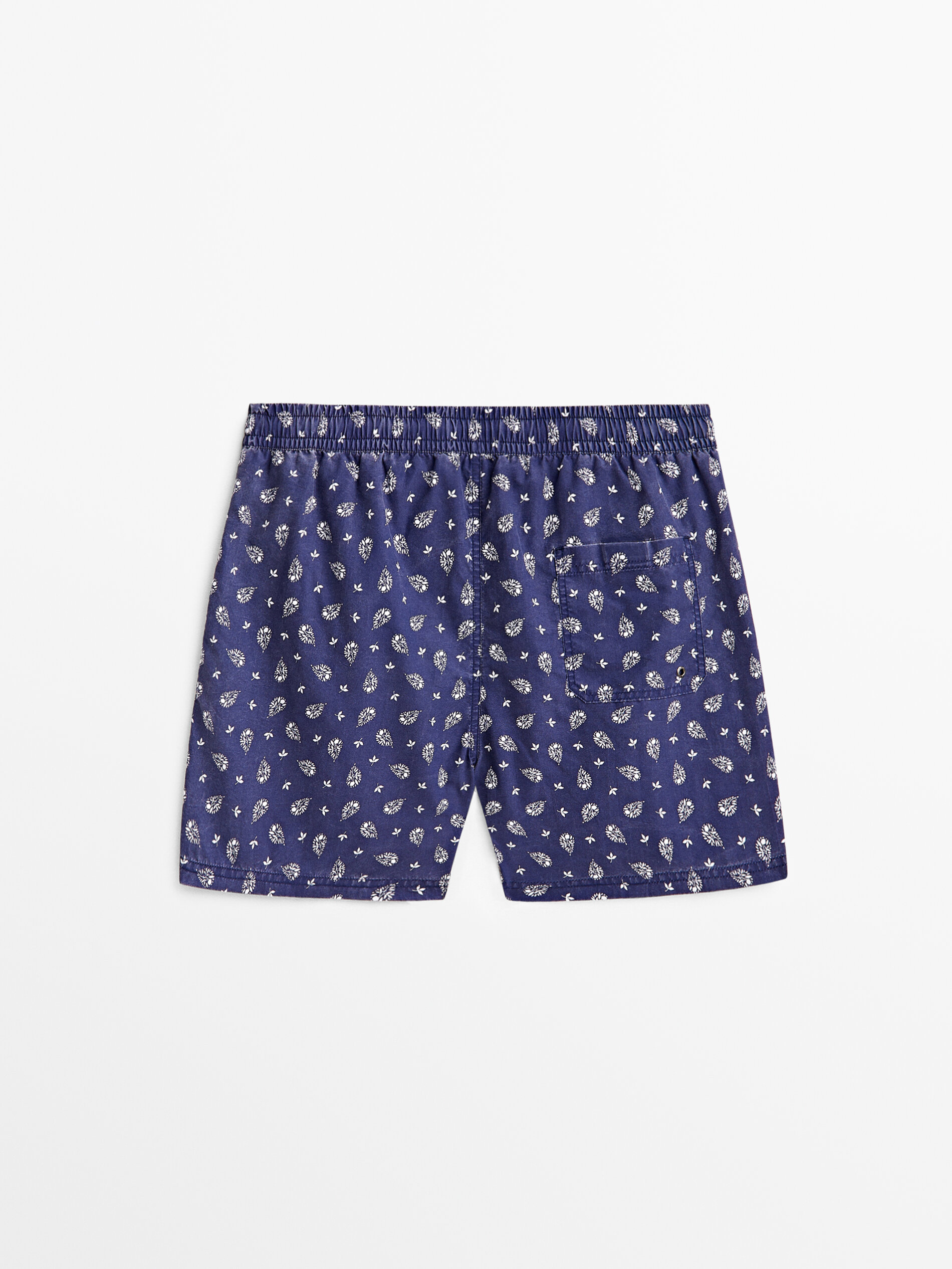 Maiô estampado - AZUL MARINHO