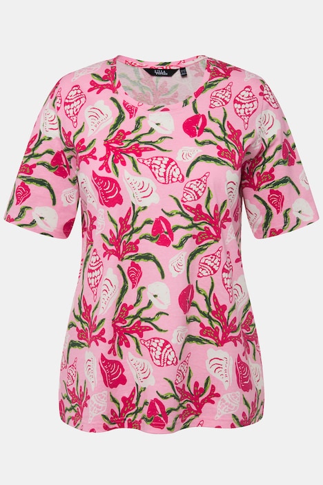 T-Shirt, Meeresmotive, Classic, Rundhals, Halbarm