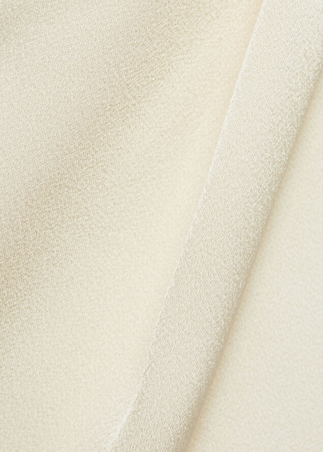 MANGO BLOUSE. -- DRAPYSIN Natural white