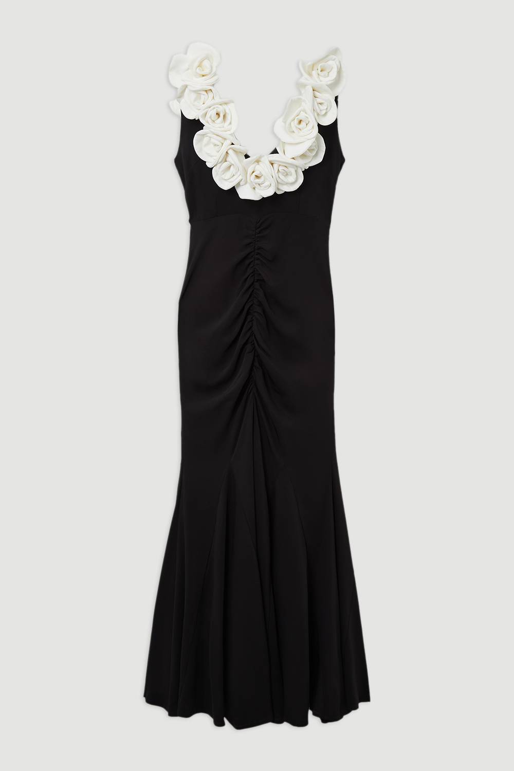 KarenMillen Petite Rosette Drama Maxi Dress
