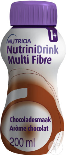 Nutricia NutriniDrink Multi Fibre Arôme Chocolat Bouteille 200ml