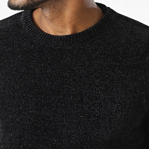 Pull Noir Chiné