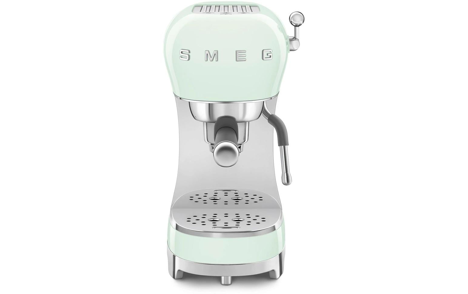 Siebträgermaschine 50's Style ECF02PGEU Grün<br>Espresso Kaffeemaschine
