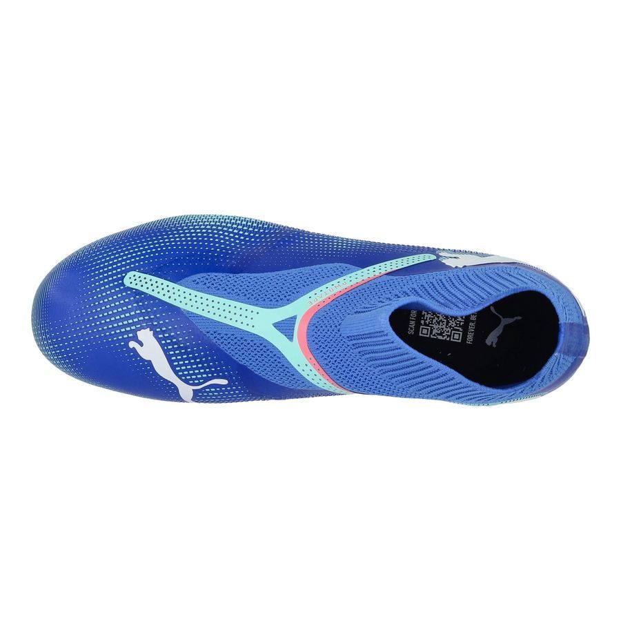 PUMA Future 7 Match   Laceless FG/AG Formula - Bleu/Blanc/Bleu