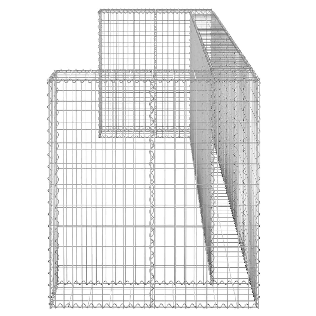 vidaXL Mur gabion 325x100x110 cm