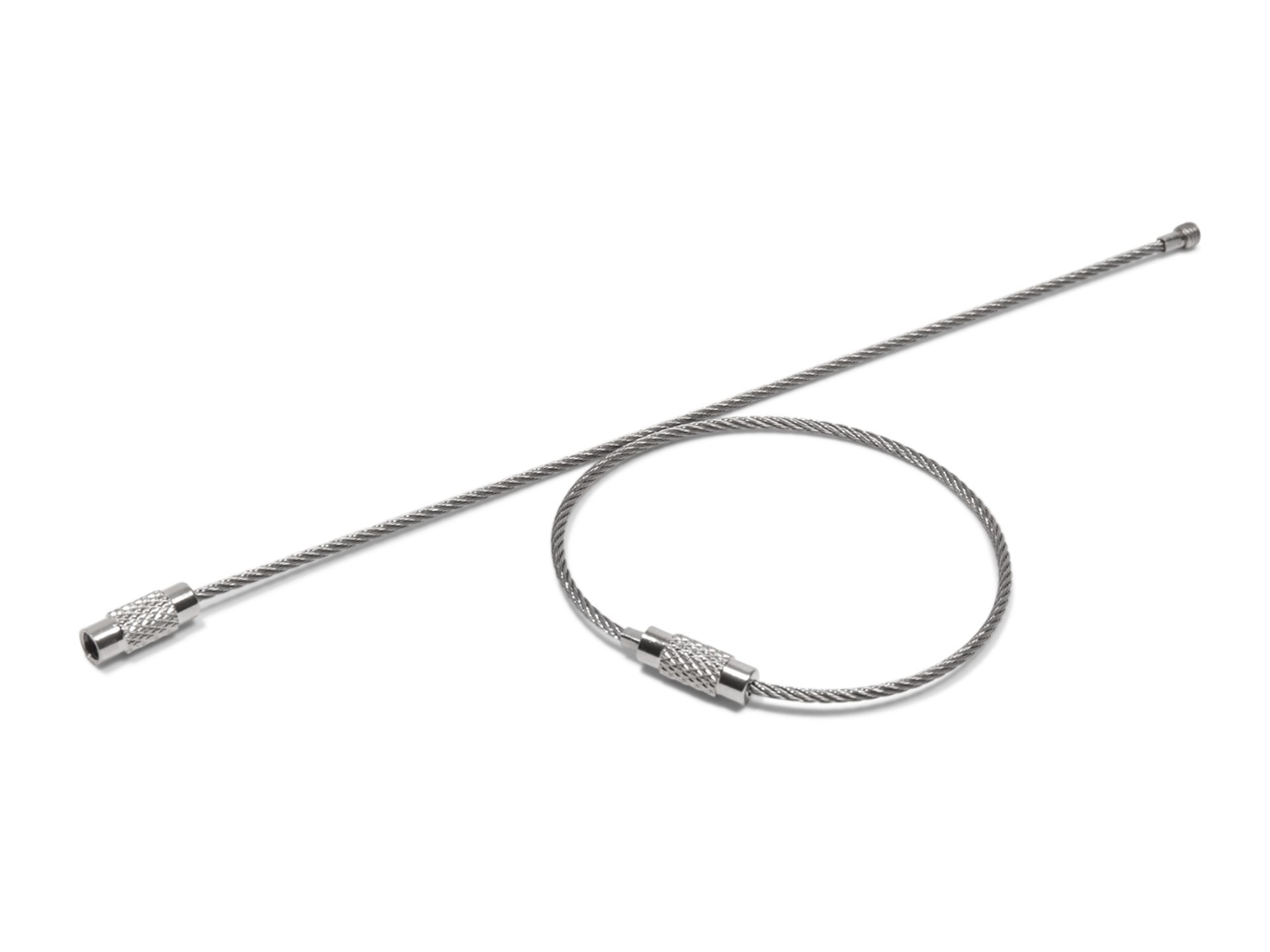 Drahtseilschlaufe mit Drehverschluss, Edelstahl