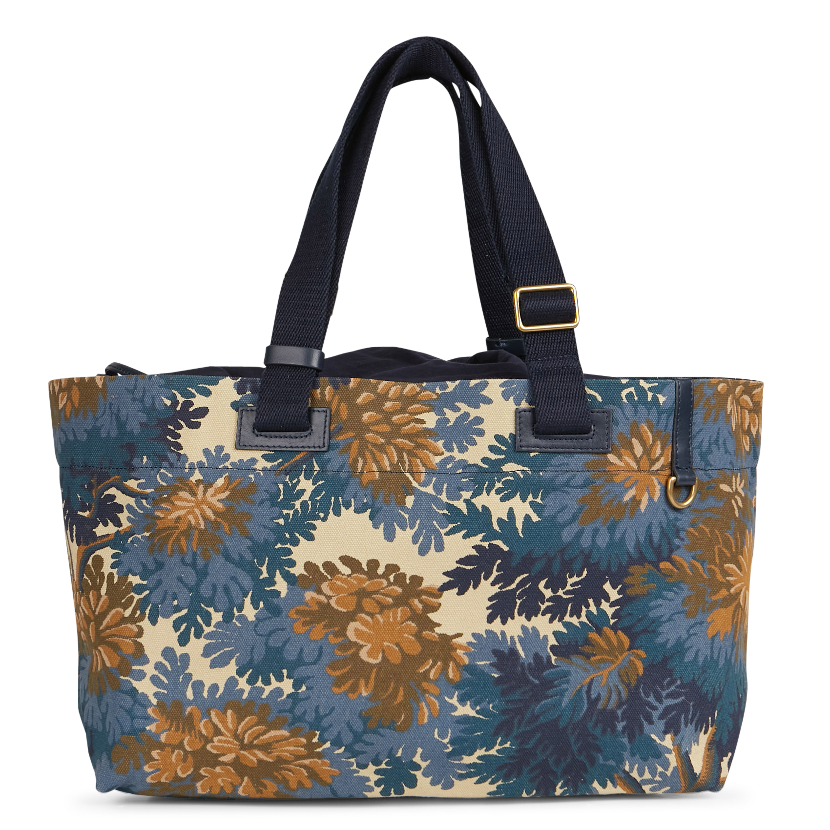 FONTAINEBLEAU - Sac cabas imprimé en coton| Bleu