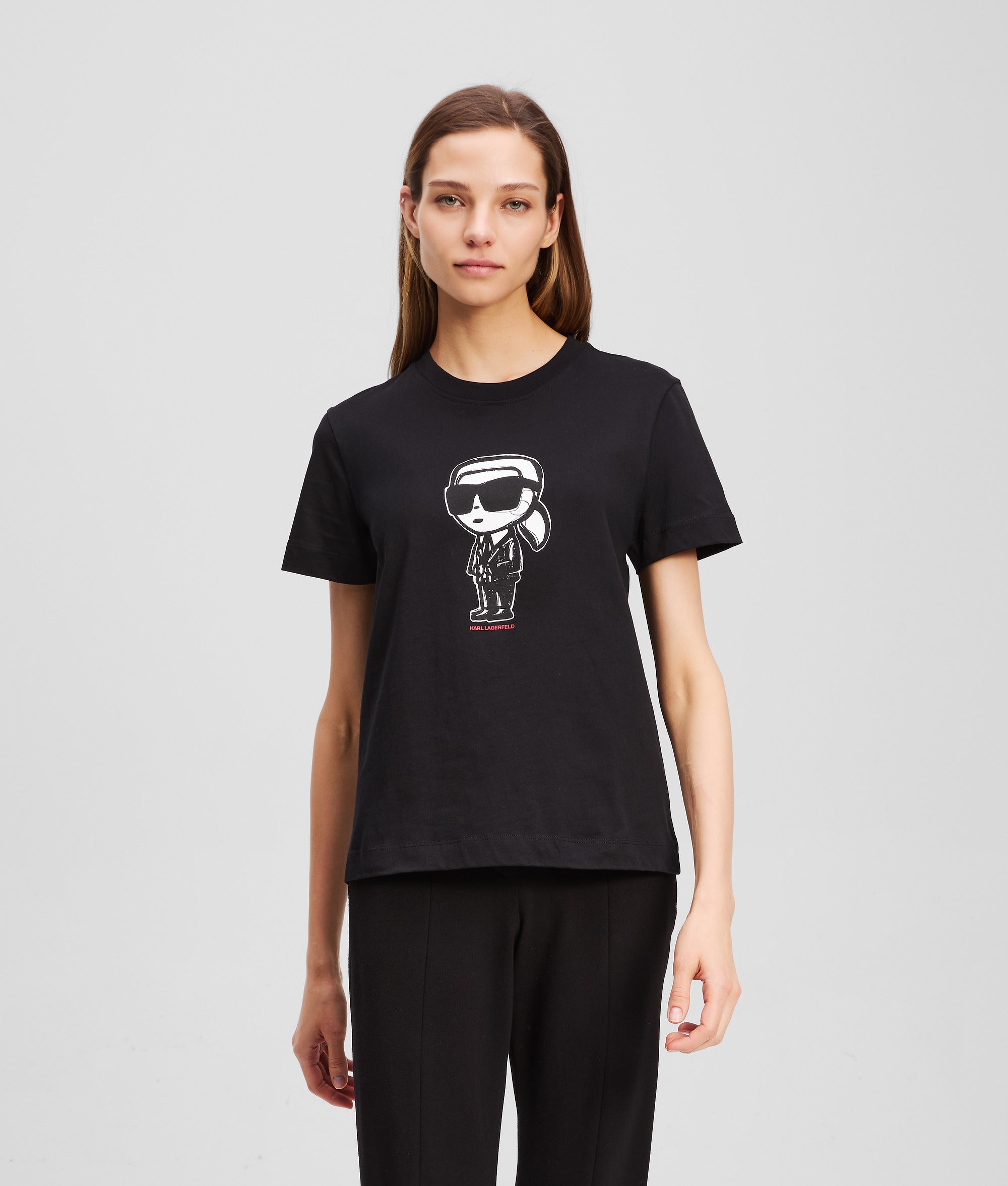 Ikon T-shirt met schets van