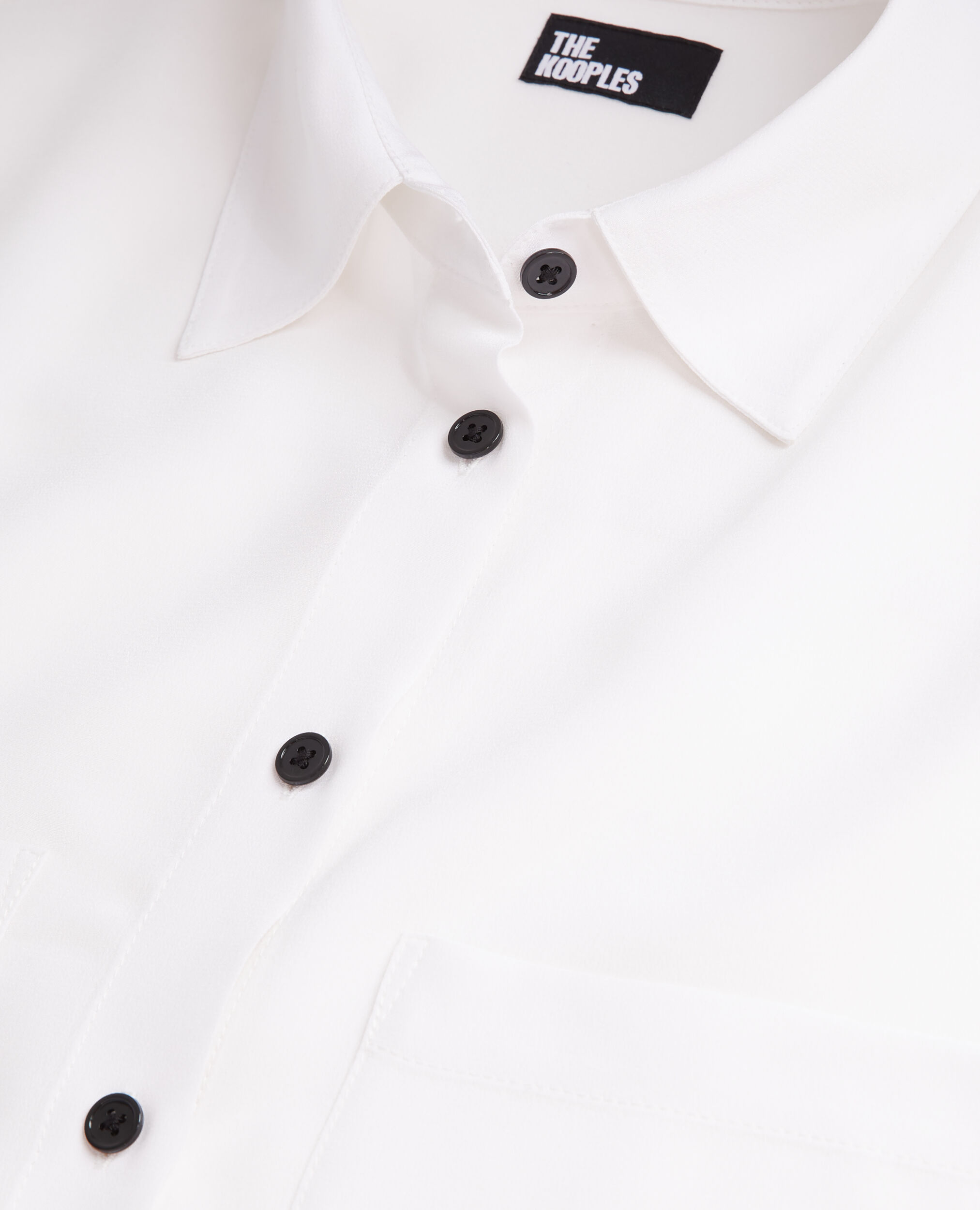 Chemise blanche en soie