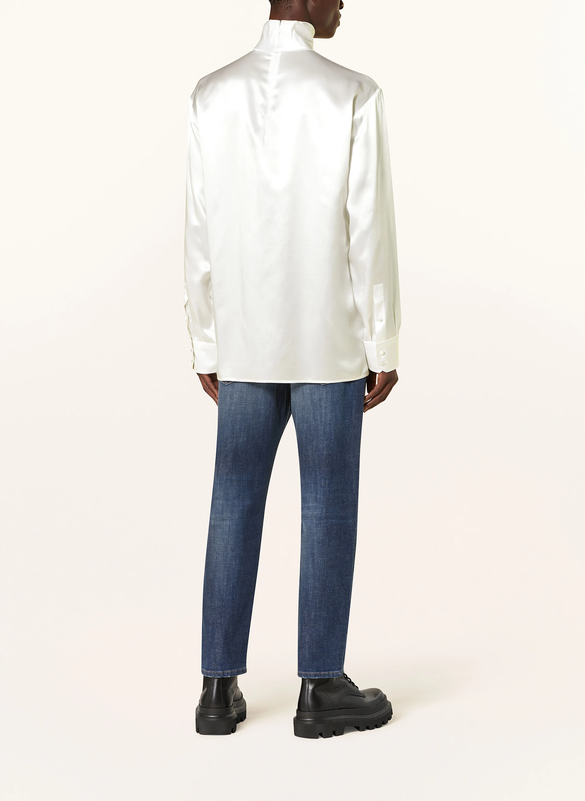 DOLCE & GABBANA Seidenhemd Comfort Fit