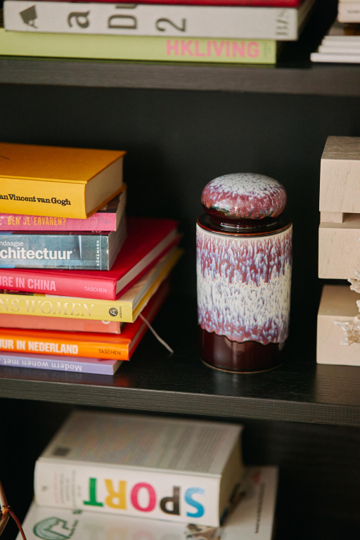 HKliving 70's Ceramic voorraadpot yeti