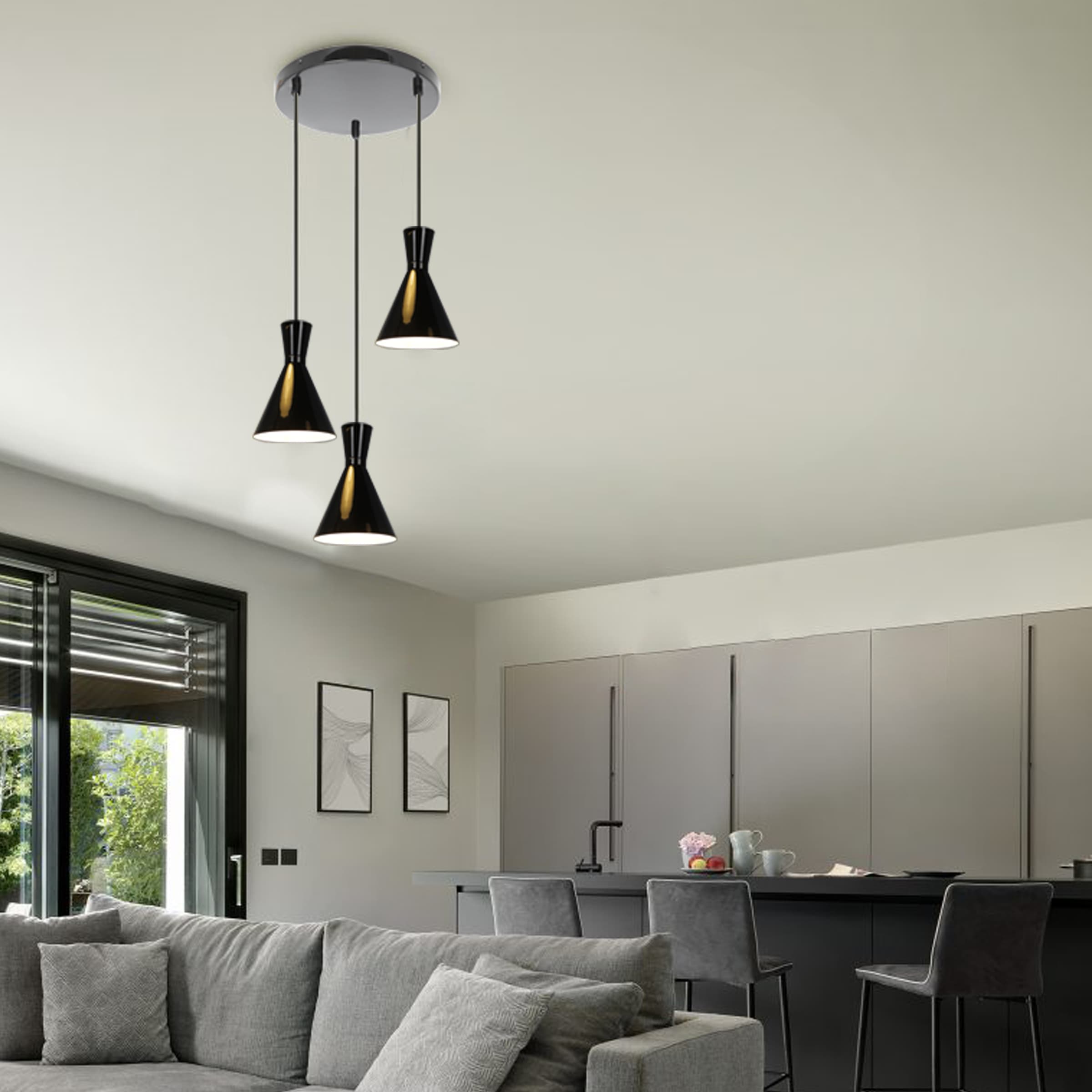GOODproduct Pendelleuchte »Renell« E27 1 Stk.