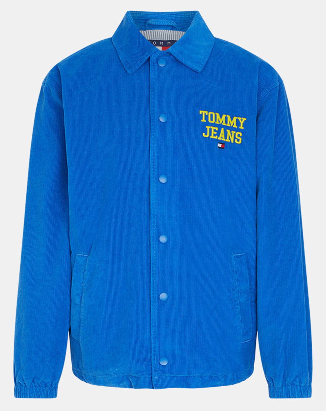 Tommy Jeans Veste Corduroy Coach bleue