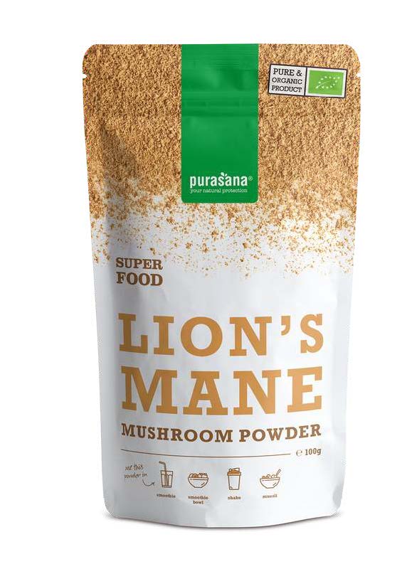 Purasana Lion’s mane poeder BIO (100 gr)