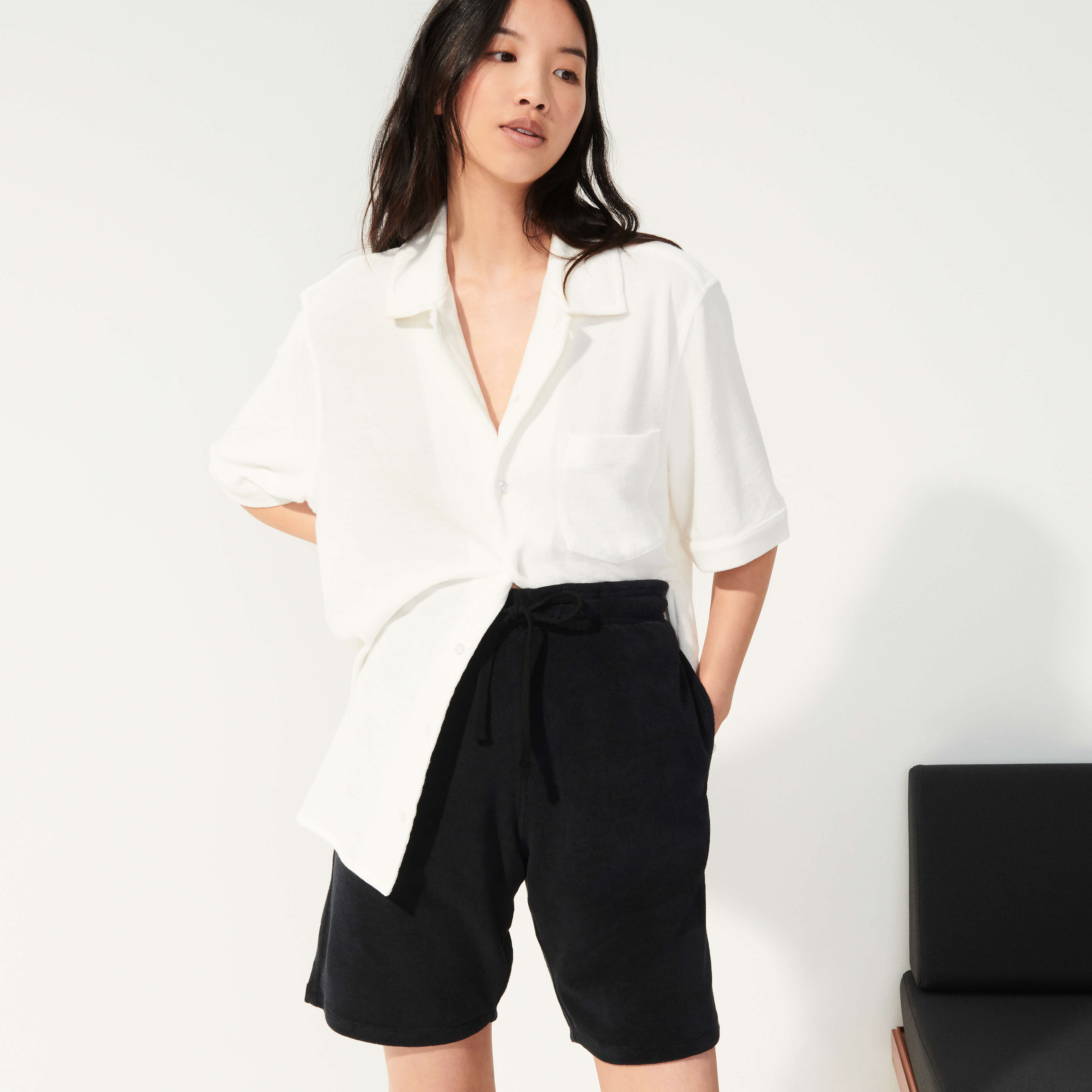 Men Falke White Look Swimwear