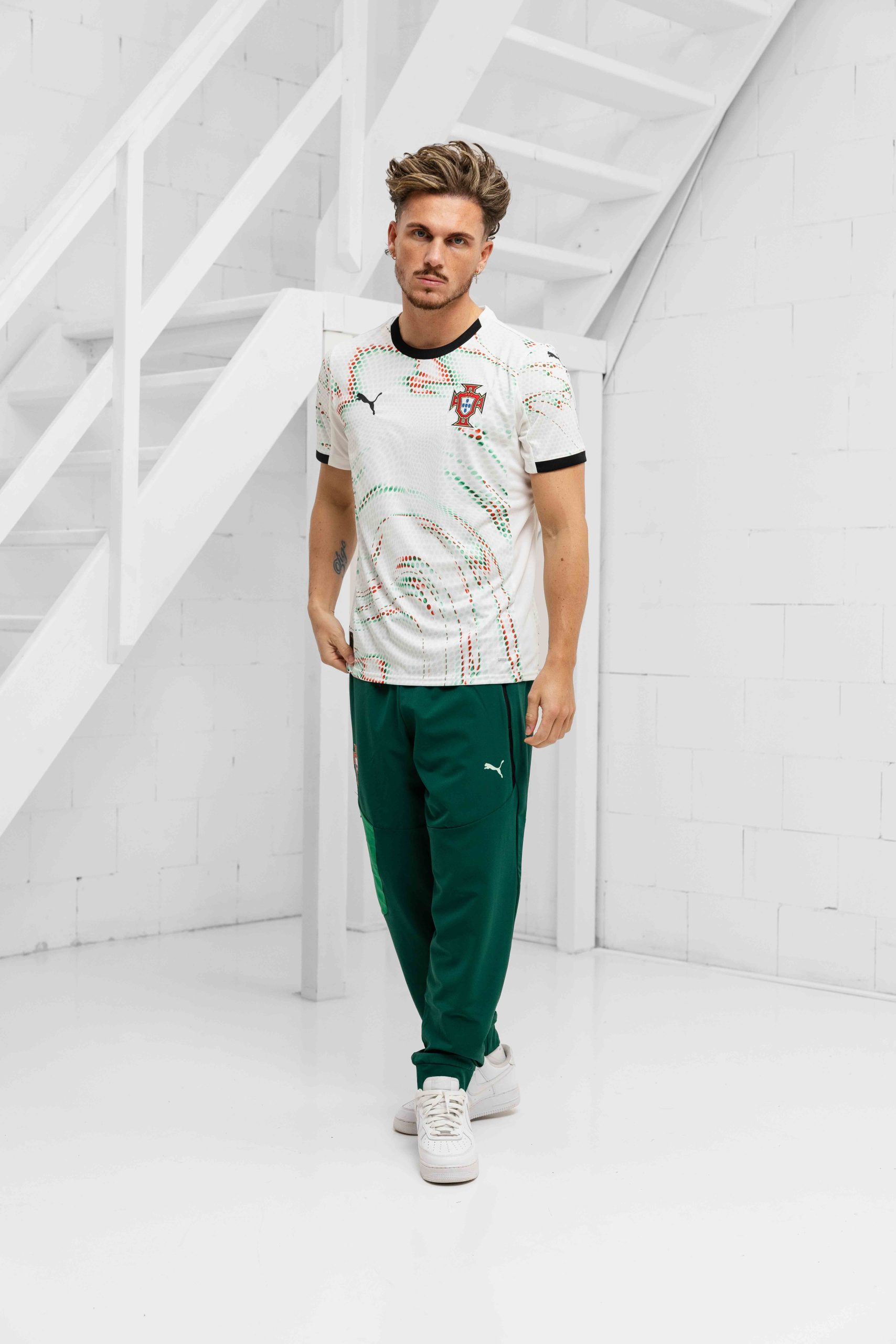 Portugal Uit Shirt Heren Wit 2025/2026