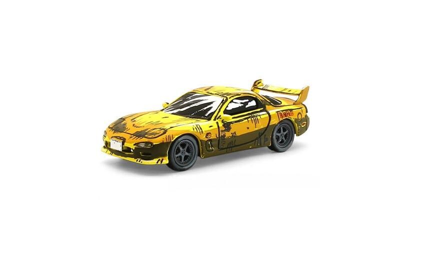 Initial-D Comic Edition 3 Cars Set, 1:64Detailgetreues Modellauto für Sammler im Massstab 1:64