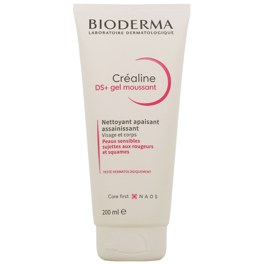 Bioderma Crealine DS+ Gel moussant peau sensible - Dermite séborrhéique