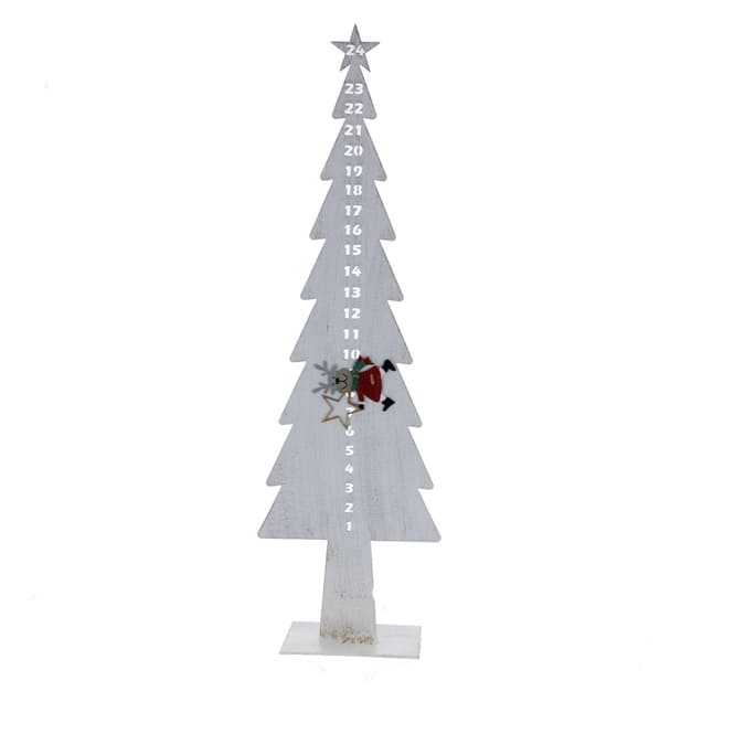 Adventscountdown Baum - ca. 15 x 8,5 x 50 cm