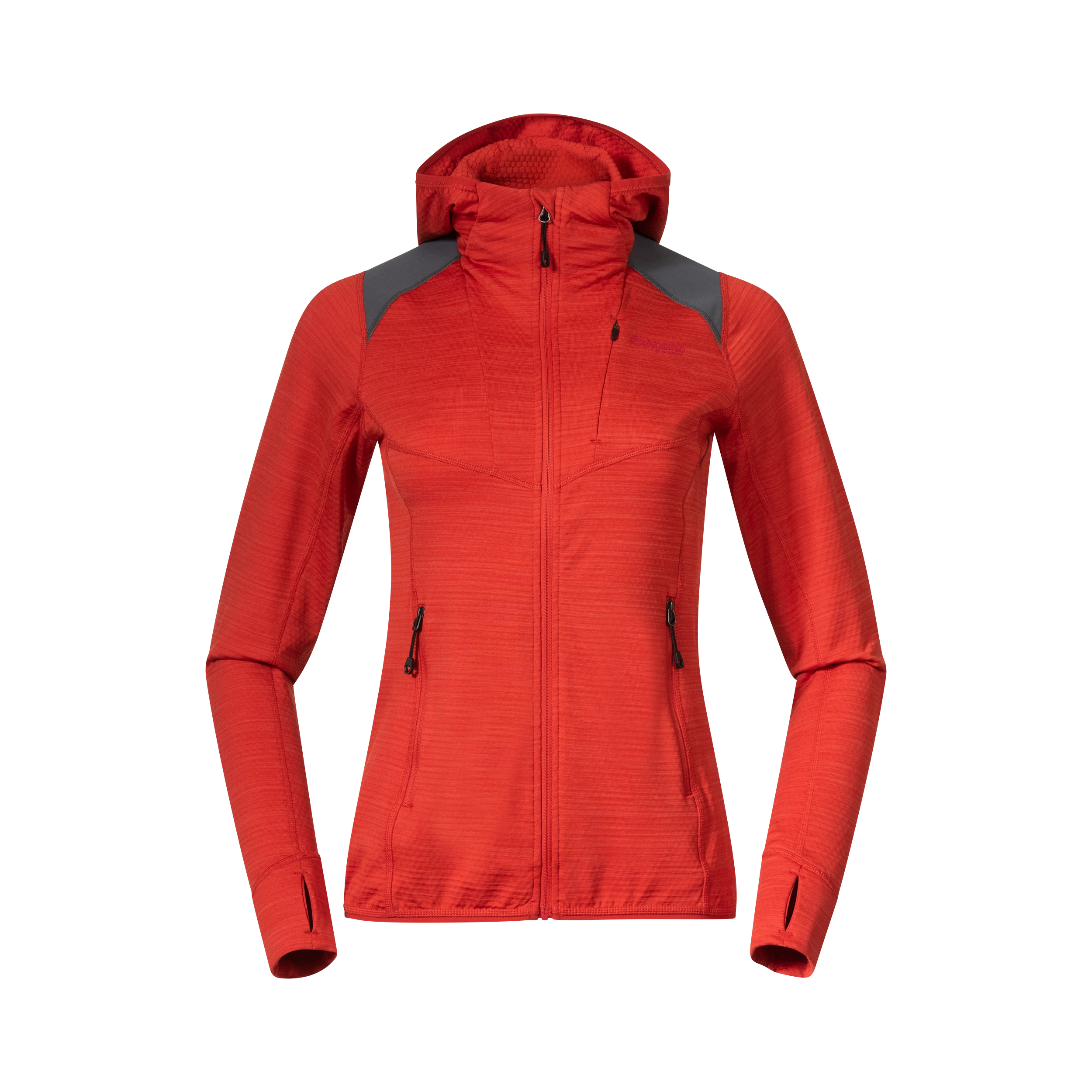 Rabot Active Mid Hood W Jacket Dark Brick
