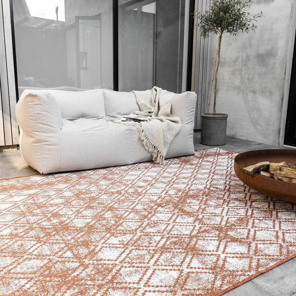 Eva Interior Buitenkleed Roest Frost - 380 x 280 cm