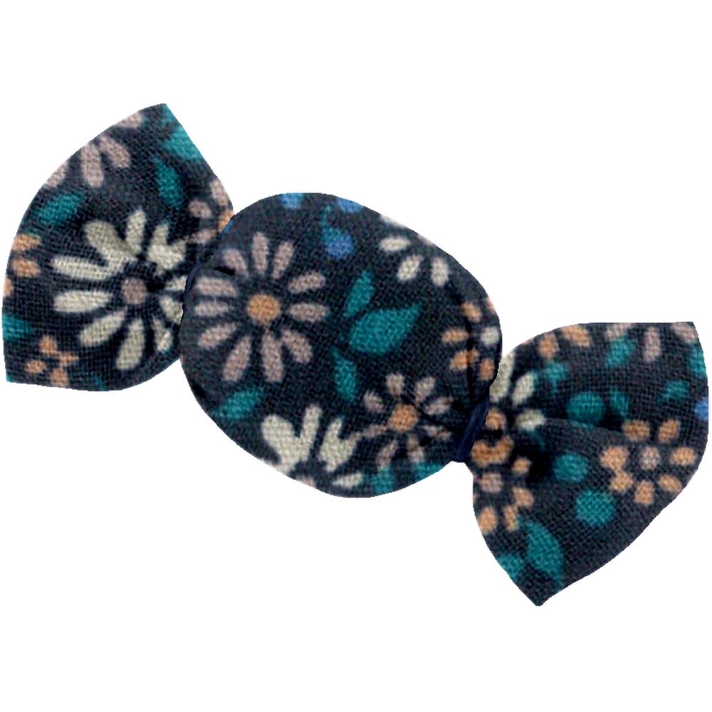 Petite Barrette Mini Bonbon Paquerette Marine